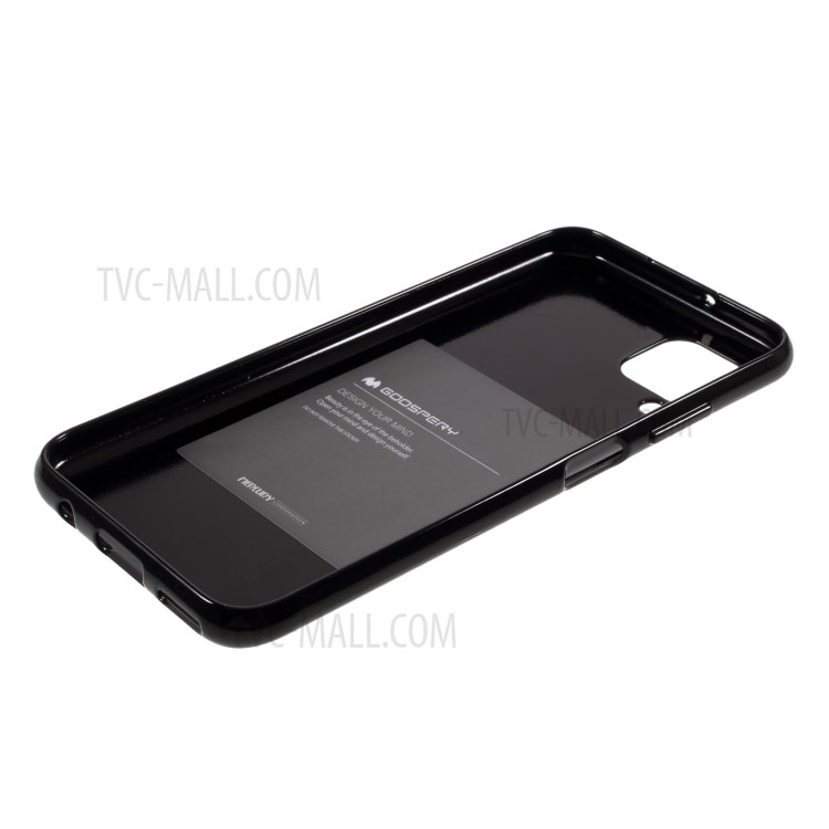 MERCURY GOOSPERY Poudre Flash Couverture TPU Spécial Pour P40 Lite 4G Huawei / Nova 7i / Nova 6 SE - Noir-7