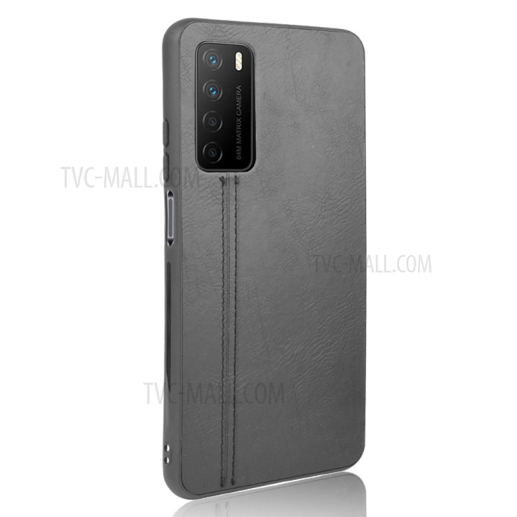PU Кожа С Покрытием PC + TPU Комбо Случае Мобильный Телефон Для Честь Играть 4 - Черный-4