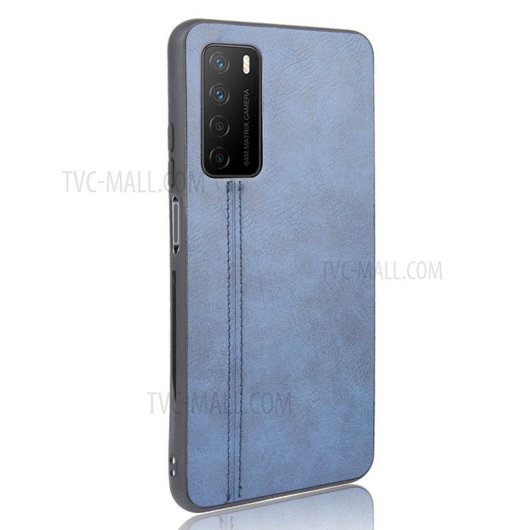PU Leather Coated PC + TPU Combo Mobile Phone Case for Honor Play 4 - Blue-5