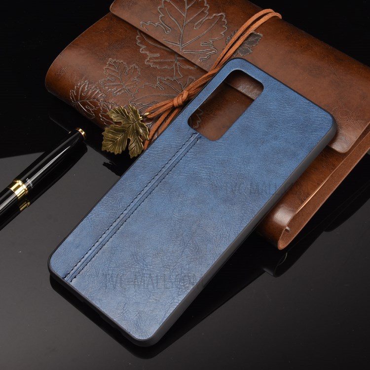 PU Leather Coated PC + TPU Combo Mobile Phone Case for Honor Play 4 - Blue-6