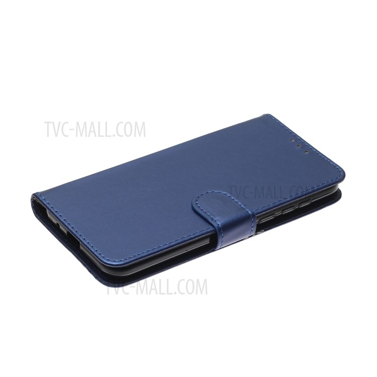 Leather Unqiue Design Phone Case with Strap for Huawei Y5p/Honor 9S - Blue-6