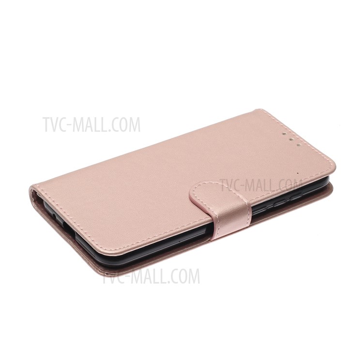 Leather Unqiue Design Phone Case with Strap for Huawei Y5p/Honor 9S - Rose Gold-6