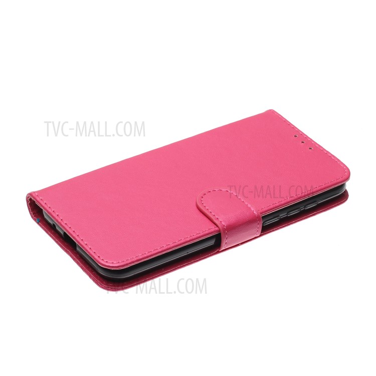 Leather Unqiue Design Phone Case with Strap for Huawei Y5p/Honor 9S - Rose-6