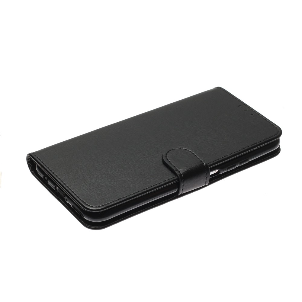 Caja Del Teléfono Del Cuero Del Soporte Billetera Con Correa Para P40 Huawei 4G Lite / 7i Nova / Nova 6 SE - Negro-6