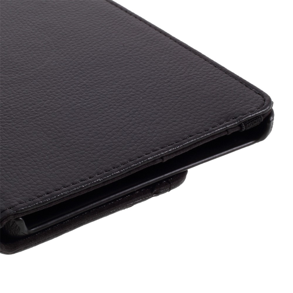 Litchi Texture 360° Rotating Stand Leather Case for Huawei MatePad T8 - Black-4