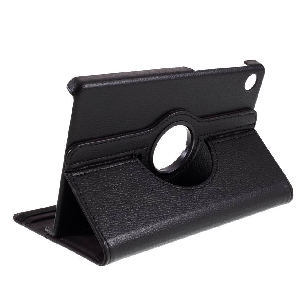 Litchi Texture 360° Rotating Stand Leather Case for Huawei MatePad T8 - Black-6