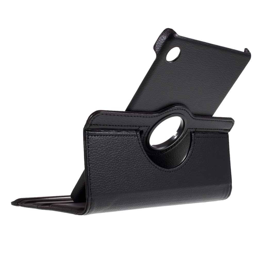 Litchi Texture 360° Rotating Stand Leather Case for Huawei MatePad T8 - Black-7