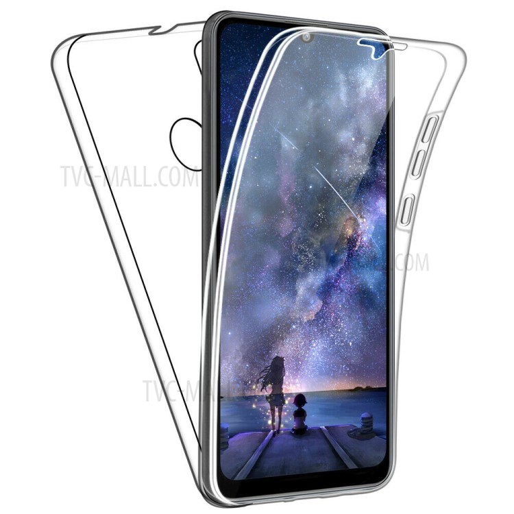 Hybrid PET+TPU+Acrylic Clear Full Coverage Case Accessory for Huawei Y6p-1