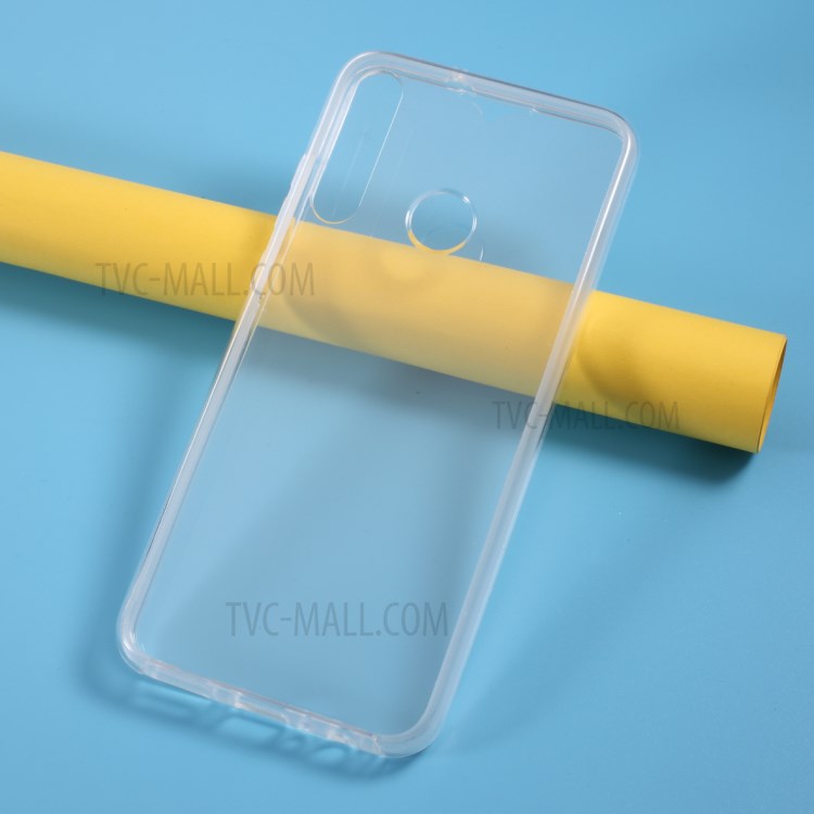 Accesorio de Caja de Cobertura Completa Híbrida Pet+tpu+acrílico Clear Cobertura Completa Para Huawei Y6p