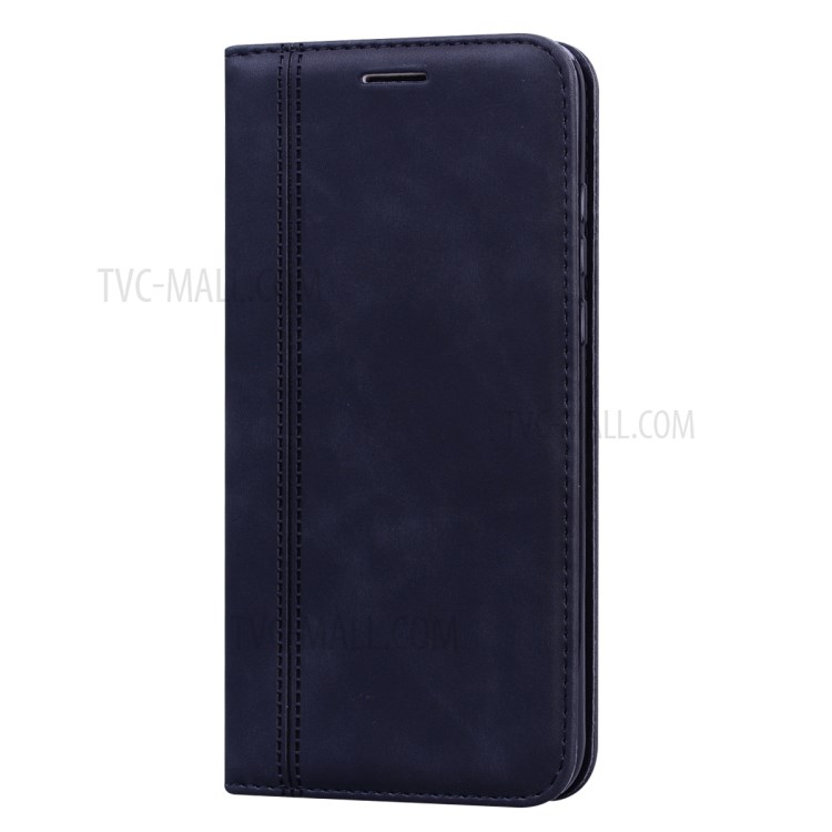 Business Style Magnetic Pull Leather Case for Huawei P30 Lite - Black-3