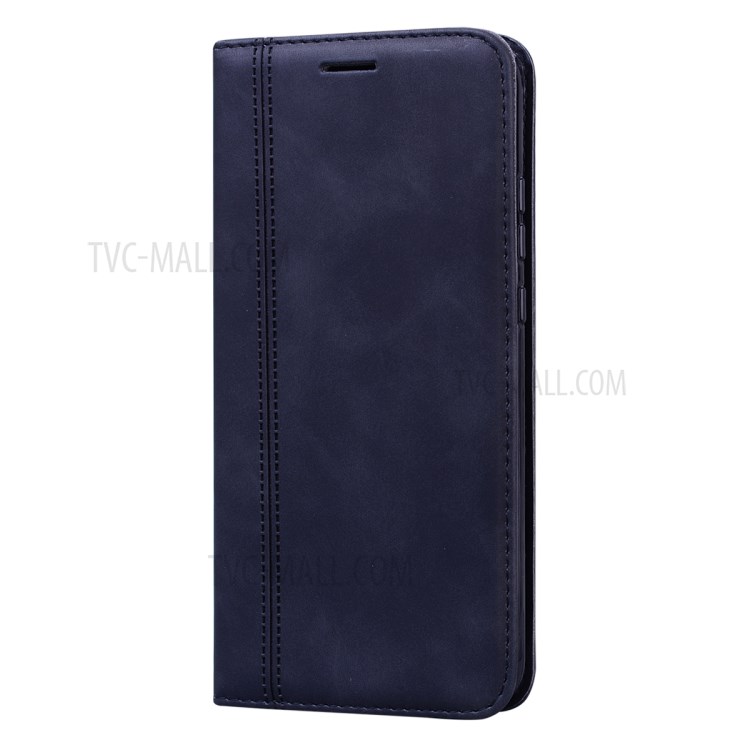 Business Style Magnetic Leather Case for Huawei P40 lite E/Y7P/Honor 9C - Black-3