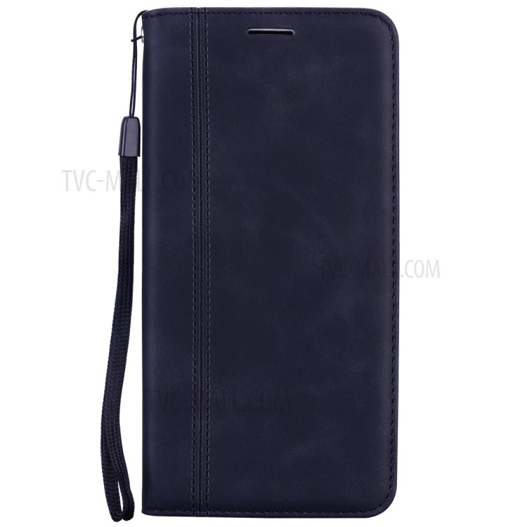 Business Style Magnetic Leather Case for Huawei P40 lite E/Y7P/Honor 9C - Black-9