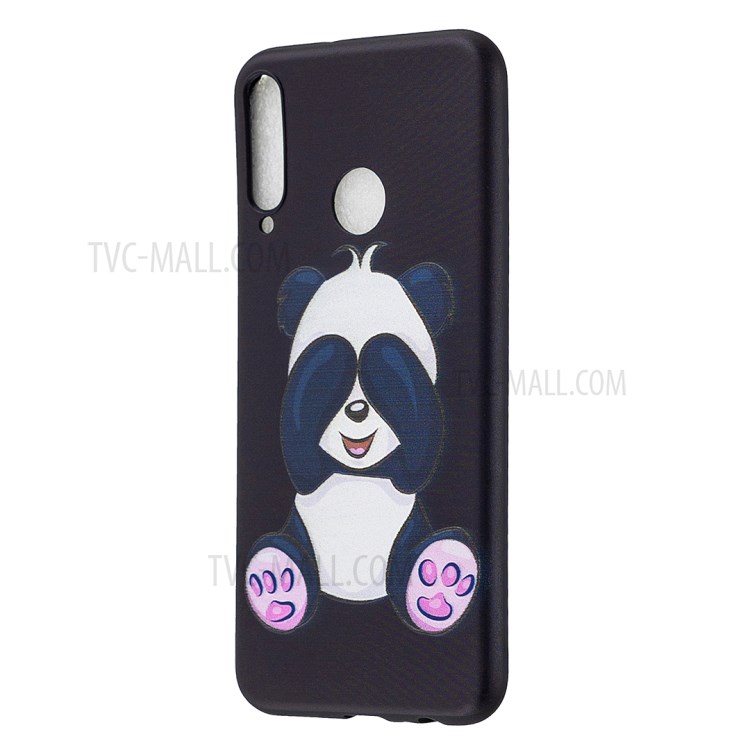 Pattern Printing Soft TPU Protective Back Case for Huawei P40 Lite E/Y7p/Honor 9C - Cute Panda-5