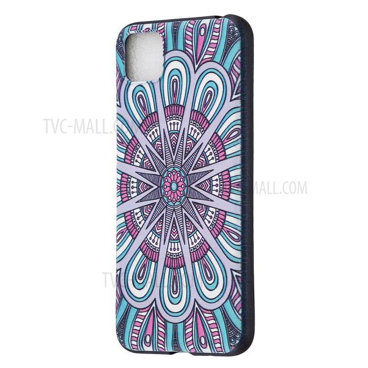 Pattern Printing Soft TPU Phone Cover for Huawei Y5p/Honor 9S - Malanda Flower-5