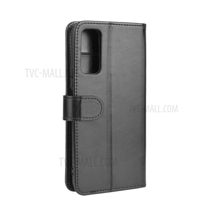 Crazy Horse Wallet Stand Leather Protective Case for Huawei Enjoy Z 5G - Black-8