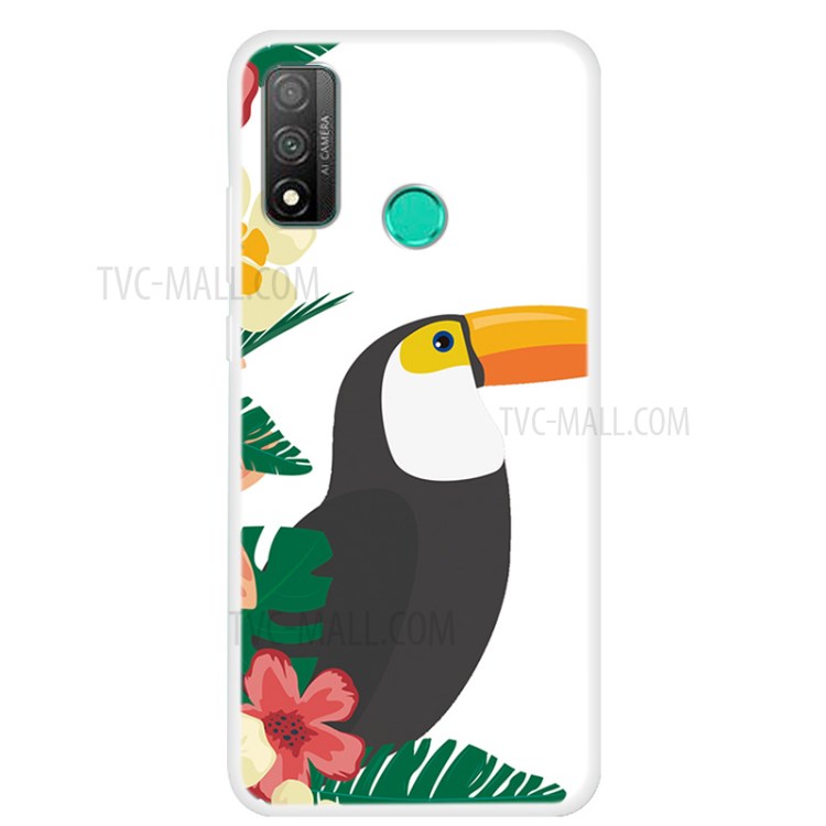 TPU Peau Cas De Téléphone Arrière Pour L'impression P Smart 2020 Huawei - Muguet-1
