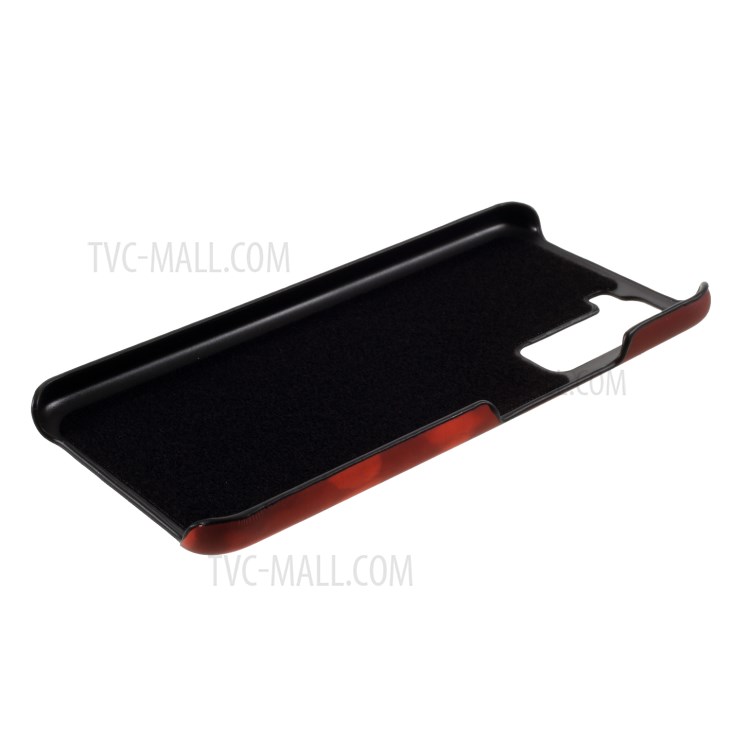 Thermal Induction PC Fluorescent Color Changing Case for Huawei nova 7 SE - Black / Red-5