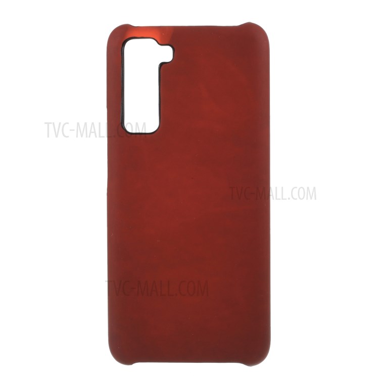 Thermal Induction PC Fluorescent Color Changing Case for Huawei nova 7 SE - Black / Red-7