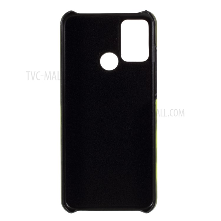Thermal Induction Fluorescent Color Changing PC Back Shell for Honor 9A - Black / Green-2