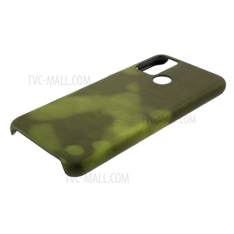 Thermal Induction Fluorescent Color Changing PC Back Shell for Honor 9A - Black / Green-3