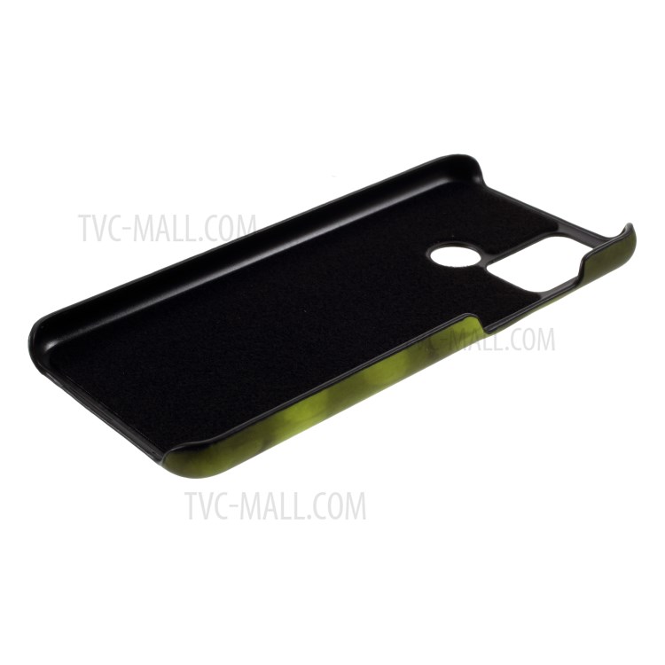 Thermal Induction Fluorescent Color Changing PC Back Shell for Honor 9A - Black / Green-4