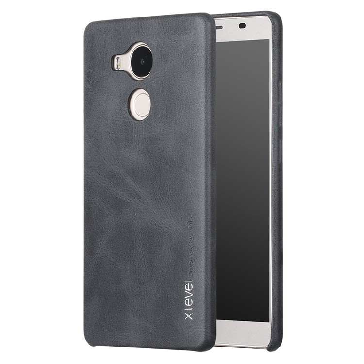 X-LEVEL Vintage Series Leather Coated Hard Case for Huawei Mate 8 - Black-1