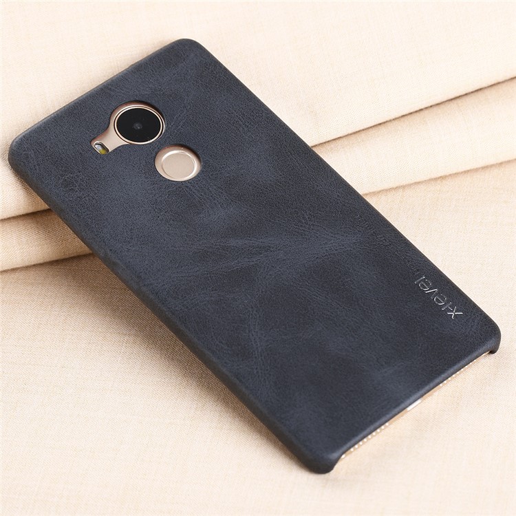 X-LEVEL Vintage Series Leather Coated Hard Case for Huawei Mate 8 - Black-2