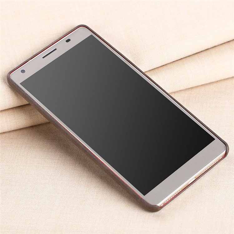 X-LEVEL for Huawei Mate 8 Vintage Series Leather Coated Hard Case - Dark Brown-5