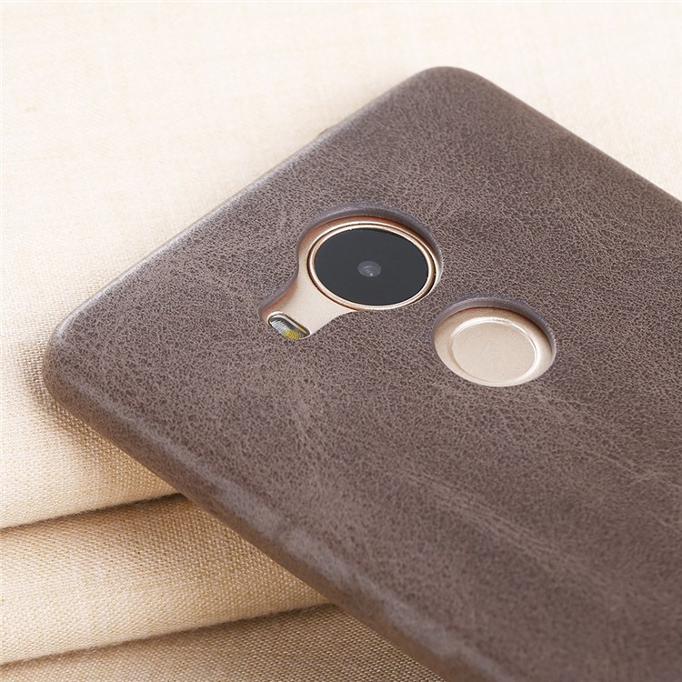 X-LEVEL for Huawei Mate 8 Vintage Series Leather Coated Hard Case - Dark Brown-9
