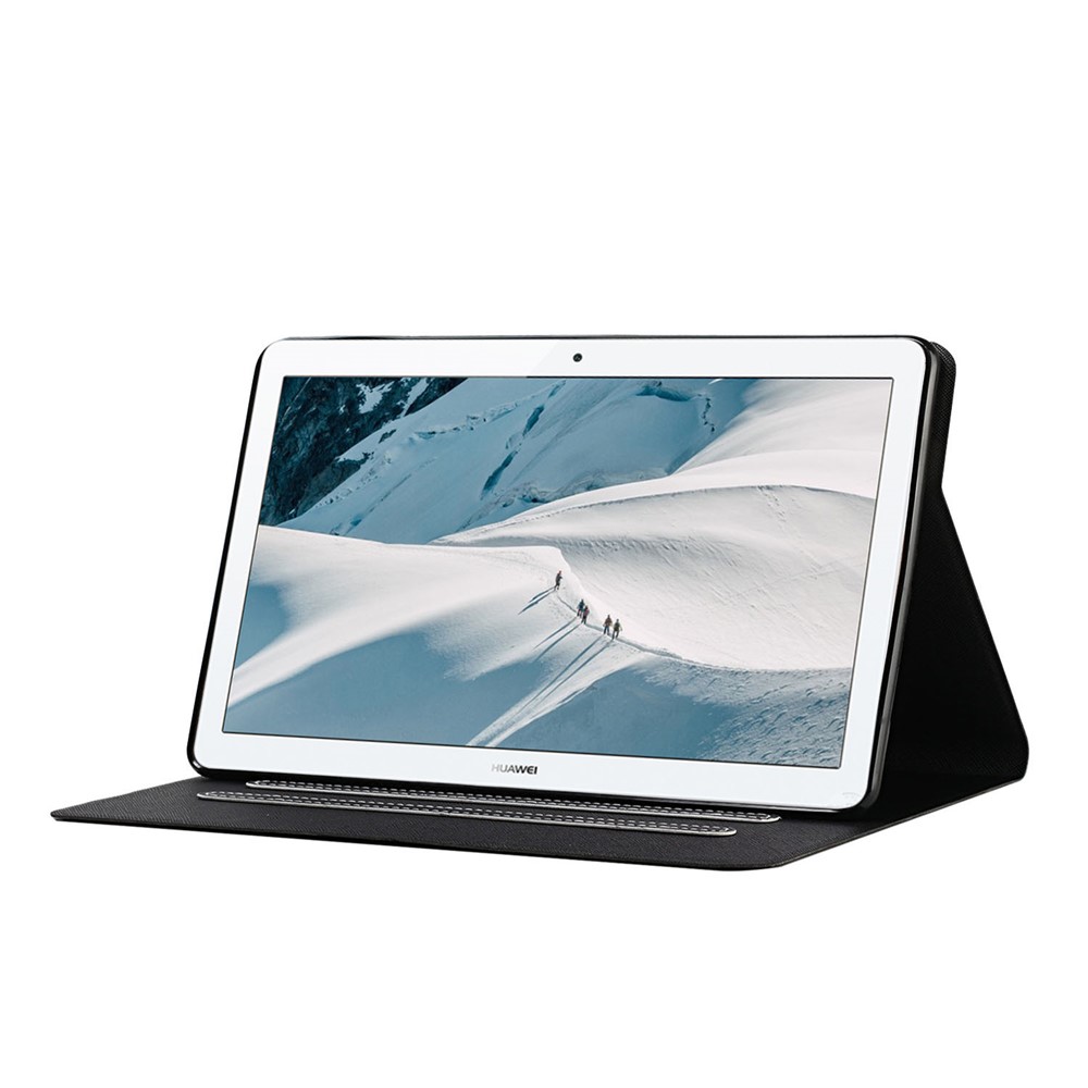 PU Leather Tablet Cover Case with Card Holder for Huawei MediaPad T3 10 - Black-4