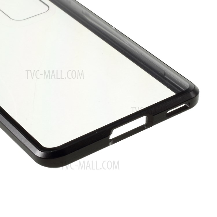 Magnetic Adsorption Metal Edge + Tempered Glass Cover for Huawei nova 7 Pro 5G - Black-8