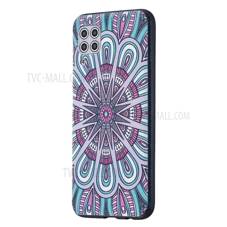 Pattern Printing Embossed TPU Phone Cover for Huawei P40 Lite 4G/Nova 6 SE/Nova 7i - Malanda Flower-5