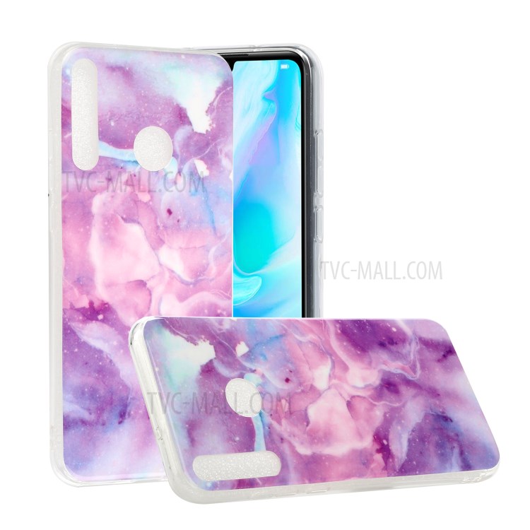 Motif De Marbre IMD TPU Shell Pour Huawei Y6p - Le Style H-1
