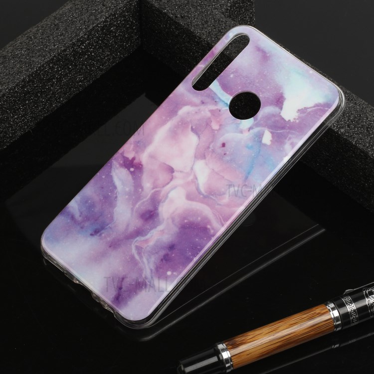 Motif De Marbre IMD TPU Shell Pour Huawei Y6p - Le Style H-6