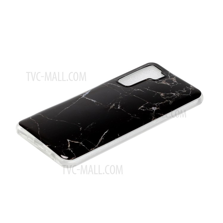 Marble Pattern IMD TPU Cover Case for Huawei P40 Lite 5G - Style A-3