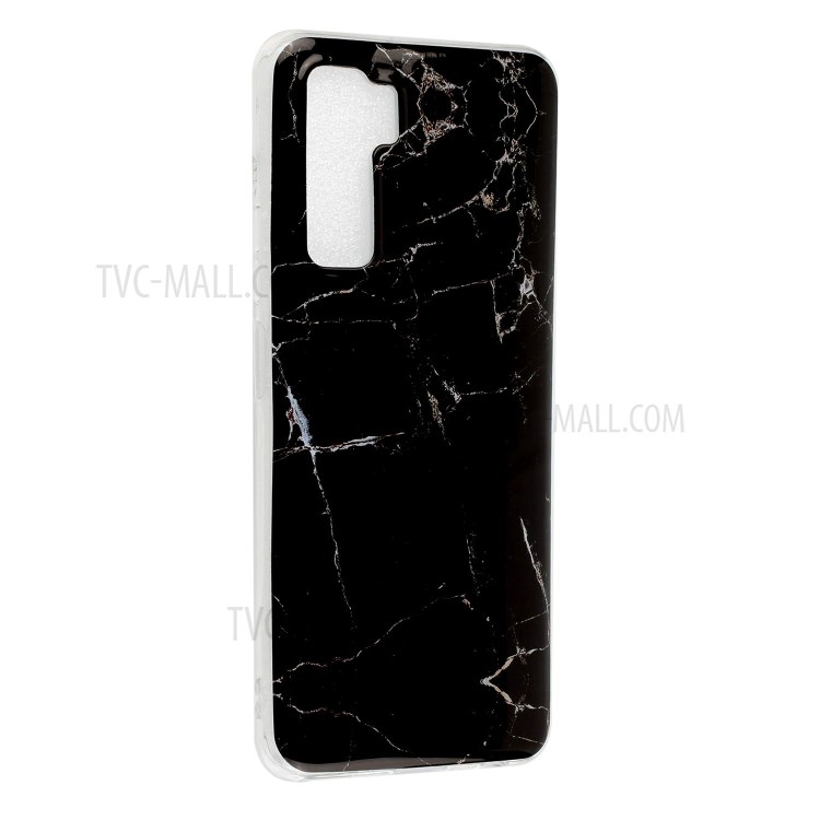 Marble Pattern IMD TPU Cover Case for Huawei P40 Lite 5G - Style A-5