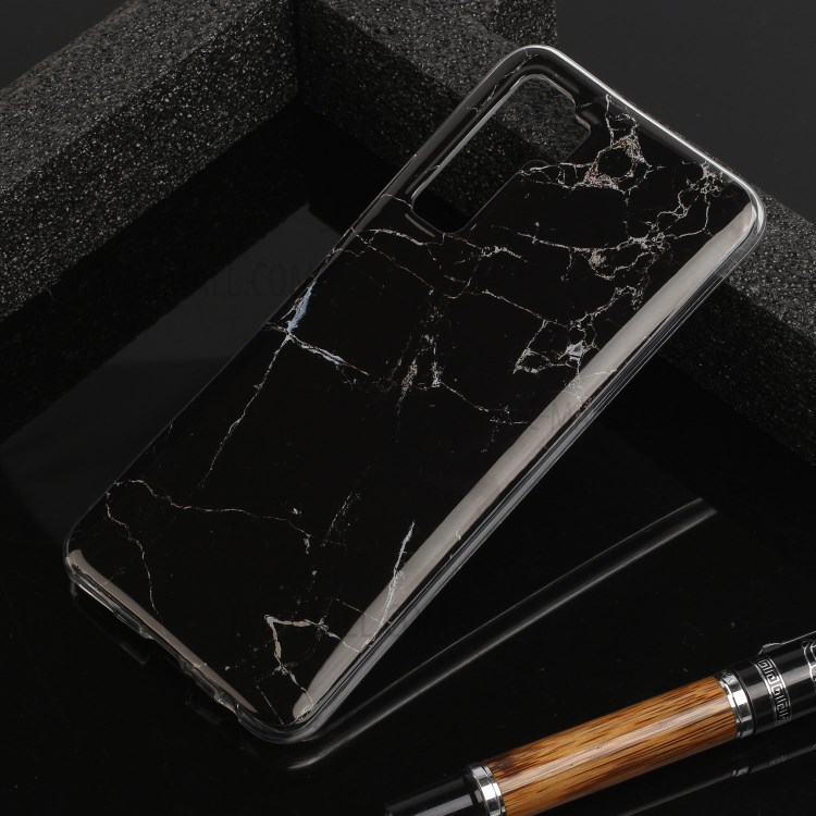 Marble Pattern IMD TPU Cover Case for Huawei P40 Lite 5G - Style A-6