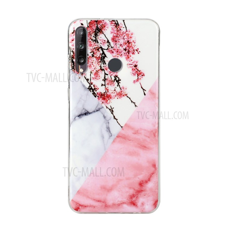 Marble Pattern Printing IMD TPU Phone Back Case for Huawei P40 Lite E/Y7p/Honor 9C - Style A-2