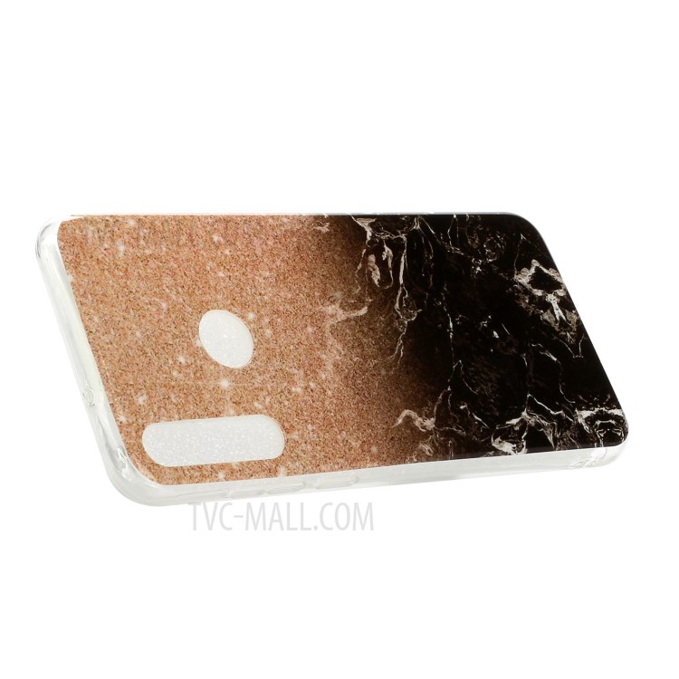 Marble Pattern Printing IMD TPU Phone Cover for Huawei Y6p - Style A-4