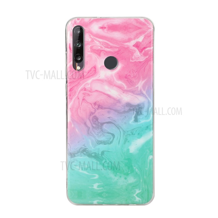 Teste Padrão De Mármore Impressão Tampa Do Telefone IMD TPU Para Y6p Huawei - Estilo B-2