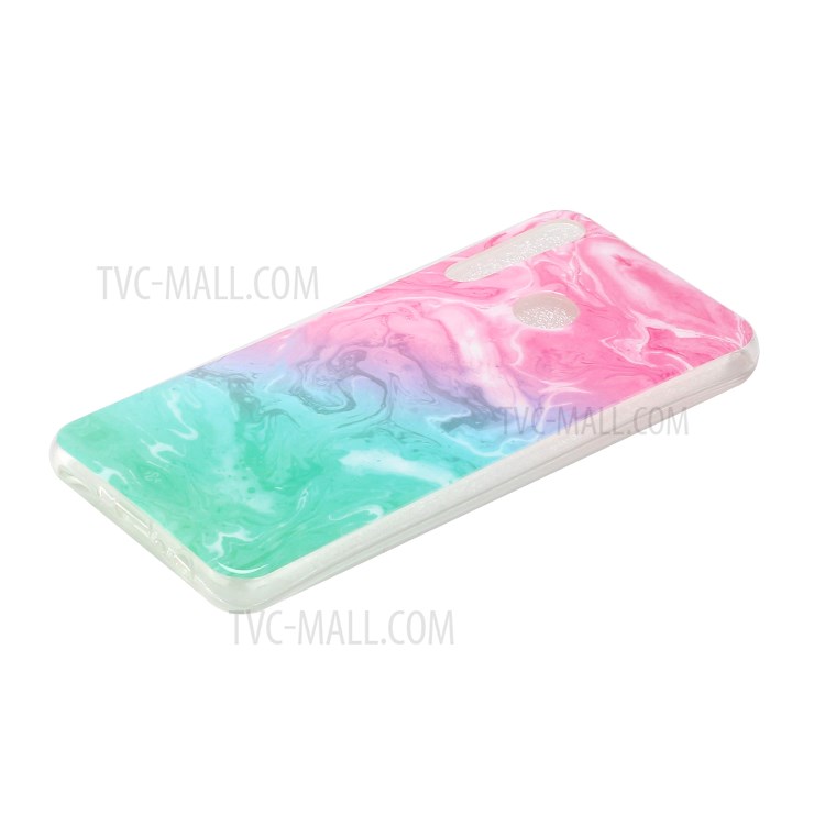 Teste Padrão De Mármore Impressão Tampa Do Telefone IMD TPU Para Y6p Huawei - Estilo B-3