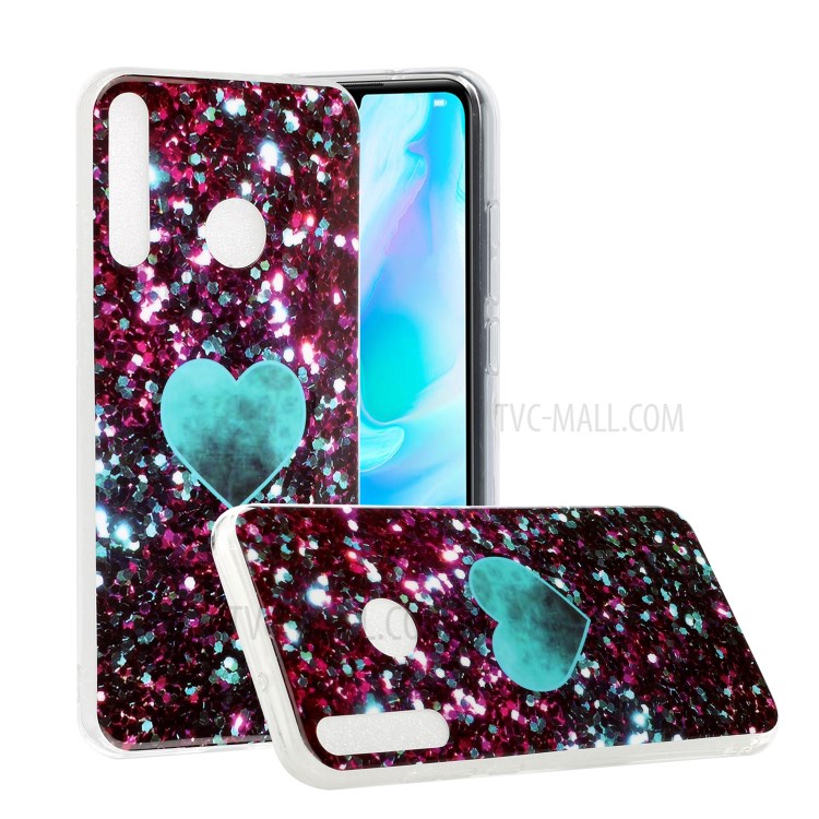 Marble Pattern IMD TPU Cover for Huawei Y7p/P40 lite E - Style A-1