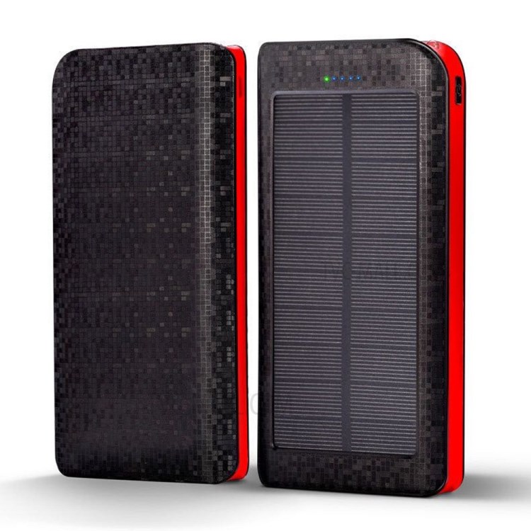 3 USB Solar Power Bank 16000mAh Waterproof Power Bank with LED Light-1