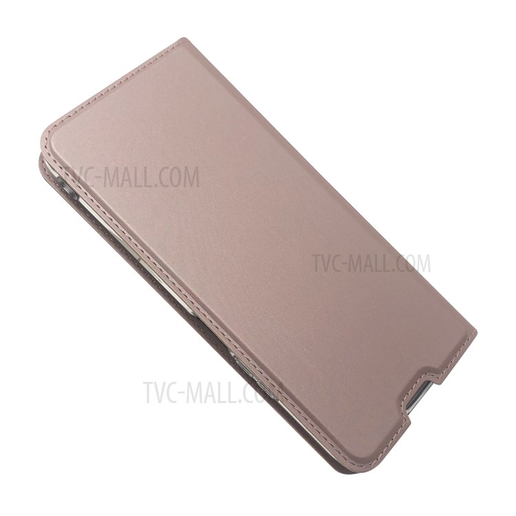 Magnetic Adsorption Stand Leather Card Holder Case for Huawei P40 Lite 5G / Nova 7 SE - Rose Gold-3