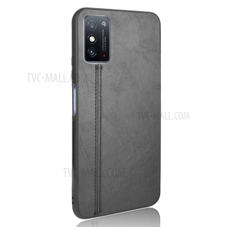 PU Leather Coated PC + TPU Hybrid Mobile Case for Honor X10 Max - Black-3