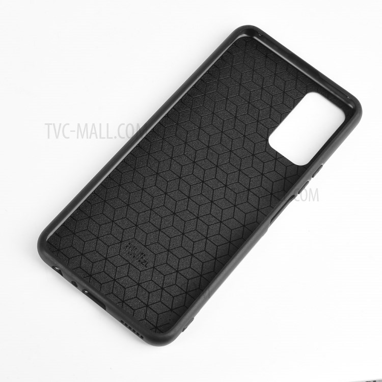 PU Leather Coated PC + TPU Hybrid Case Accessory for Honor 30 Youth/Lite - Black-6