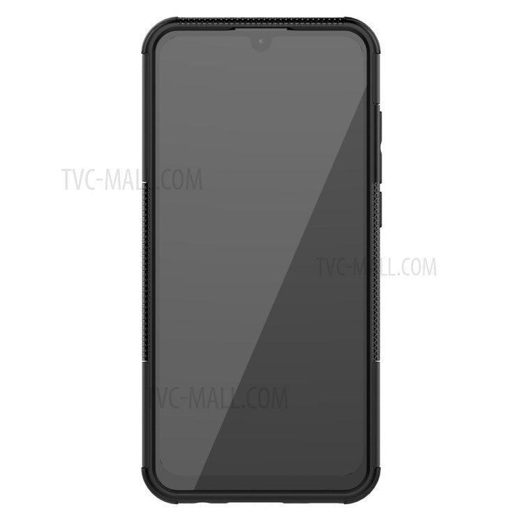 Cool Tyre PC + TPU Hybrid Phone Case with Kickstand for Huawei P smart 2020 - Black-3