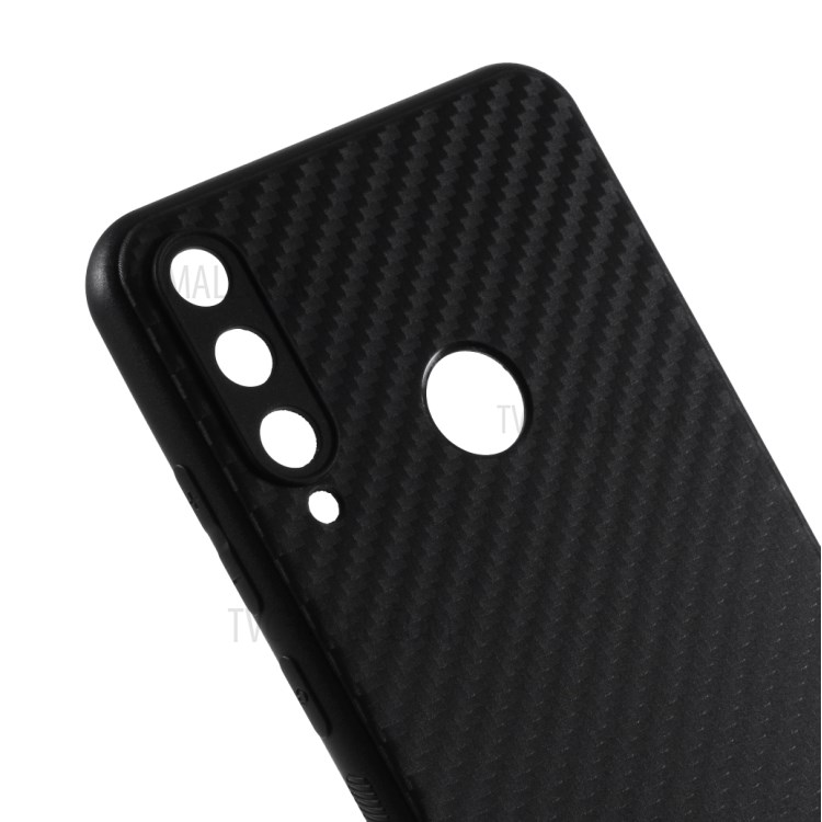 Carbon Fiber TPU Mobile Phone Case for Huawei Y6p-4