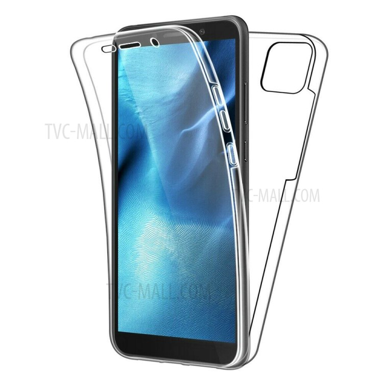 Hybrid PET + TPU + Acrylic Clear Full Coverage Shell Case for Huawei Y5p-1