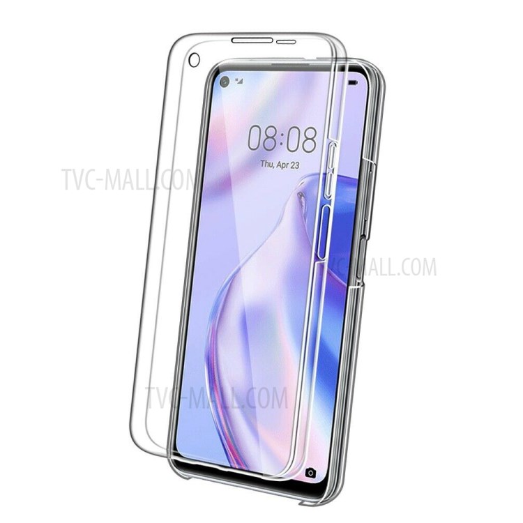 Hybrid PET + TPU + Acrylic Clear Full Coverage Case for Huawei P40 lite E-1